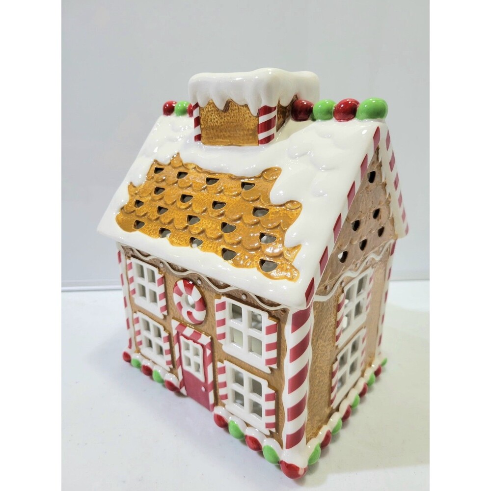 Slatkin & Co. Candle Luminary Gingerbread House Bath & Body Works 2009 *READ*